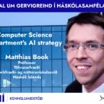 Mynd af Matthias Book sem er með fyrirlestur á vefstofu um stefnu Tölvunarfræðideildar