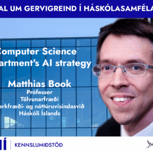 Mynd af Matthias Book sem er með fyrirlestur á vefstofu um stefnu Tölvunarfræðideildar
